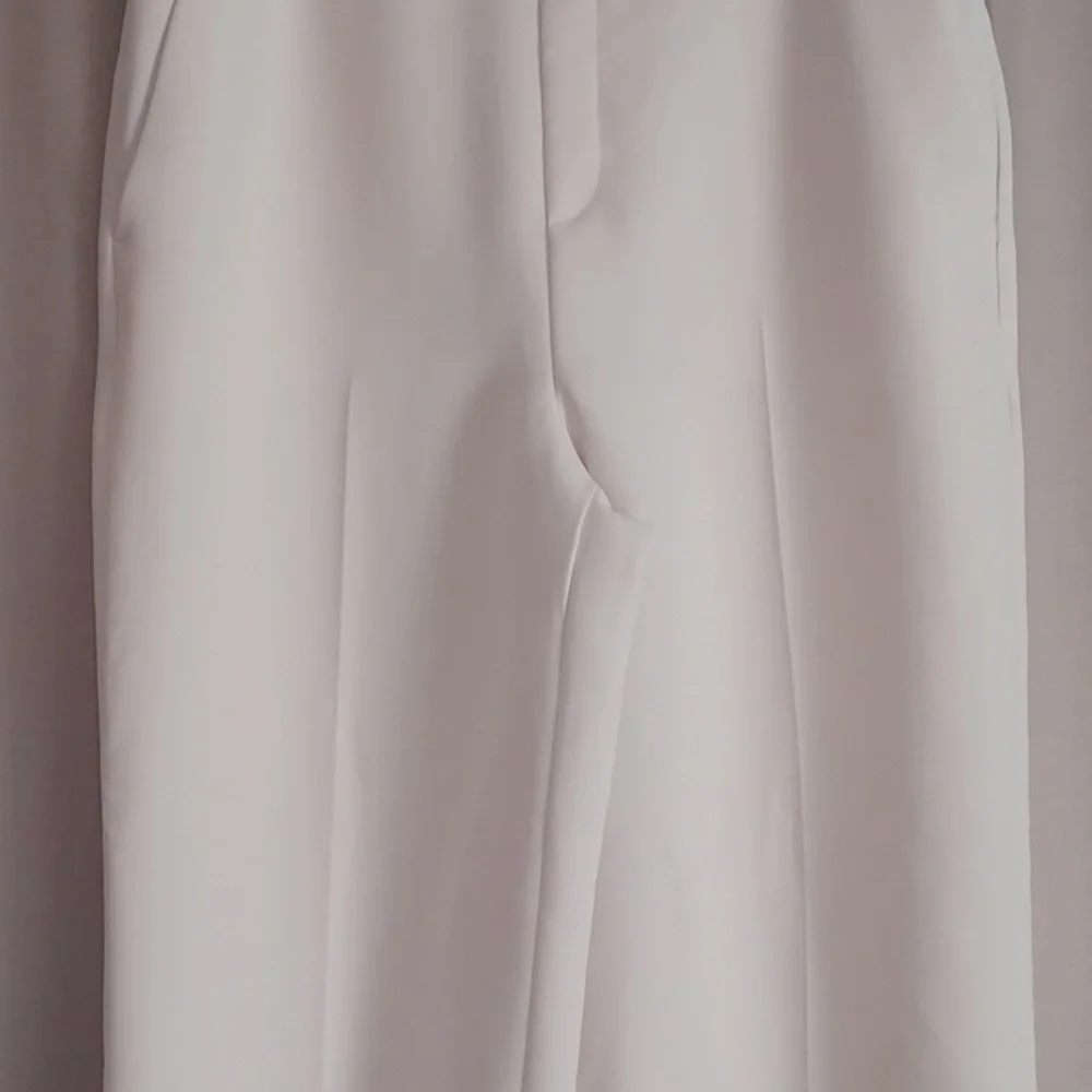 Banana Republic Hayden Crepe Wide Leg High Rise Pants Stretch Pull On Pockets XL